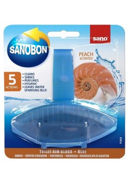 Туалетный блок Sano Peach Scented с ароматом персика, 55 г